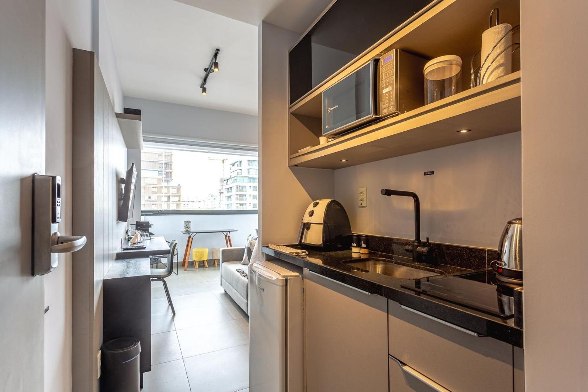 公寓 Jardins Com Vaga E Vista Panoramica 22 Andar 圣保罗